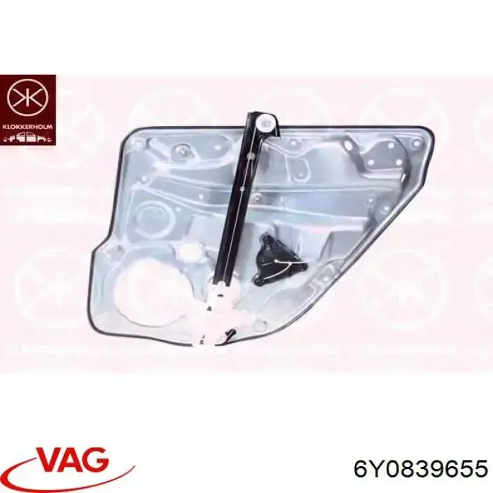 6Y0839655 VAG Mecanismo de elevalunas de la puerta trasera izquierda