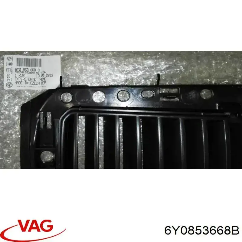 Rejilla delantera VAG 6Y0853668B precio, desde 62,83 EUR