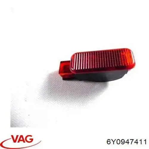 Lámpara de cortesía de puerta 6Y0947411 VAG