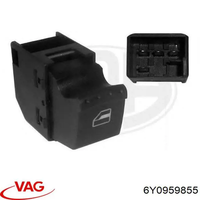 Comprar 6Y0959855 VAG Botón de encendido del motor del elevalunas trasero