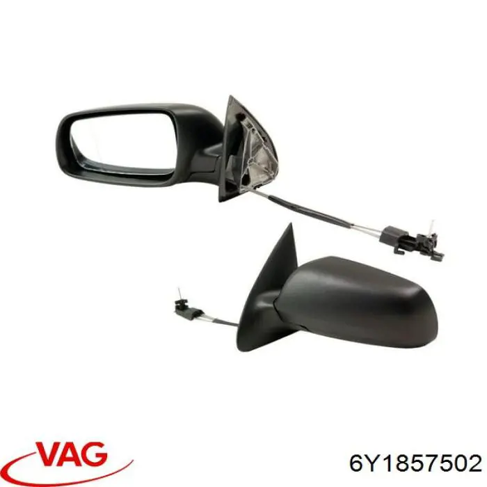 Espejo de retrovisor derecho 6Y0857538B41 VAG