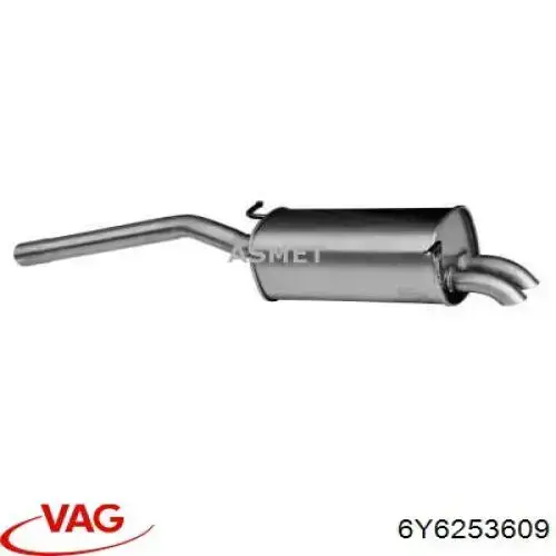 Silenciador trasero VAG 6Y6253609 precio, desde 79,95 EUR