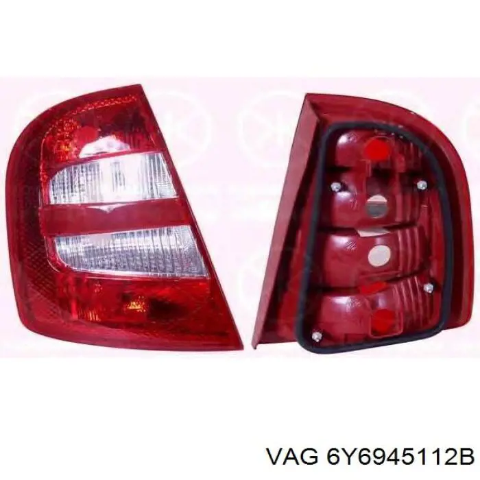 Piloto trasero derecho 6Y6945112B VAG