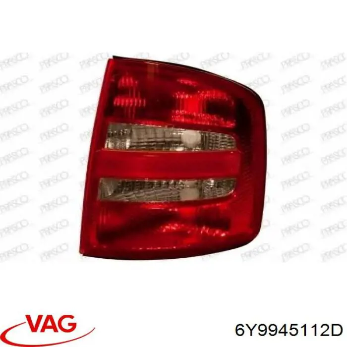 Piloto trasero derecho VAG 6Y9945112D precio, desde 55,68 EUR