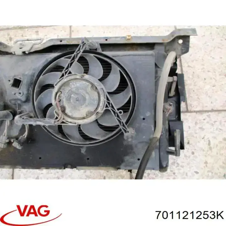 Radiador 701121253K VAG