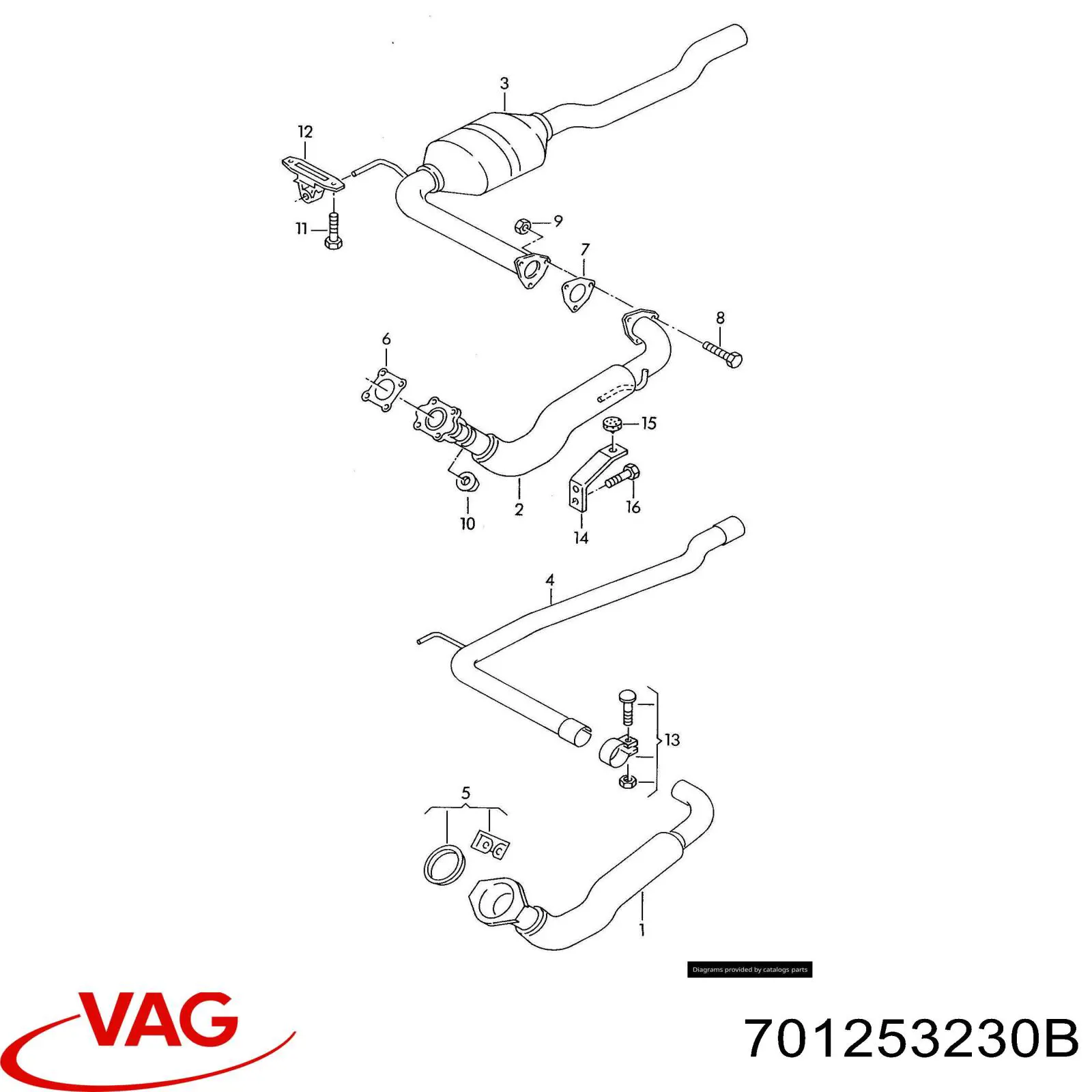  VAG 701253230B precio, desde  