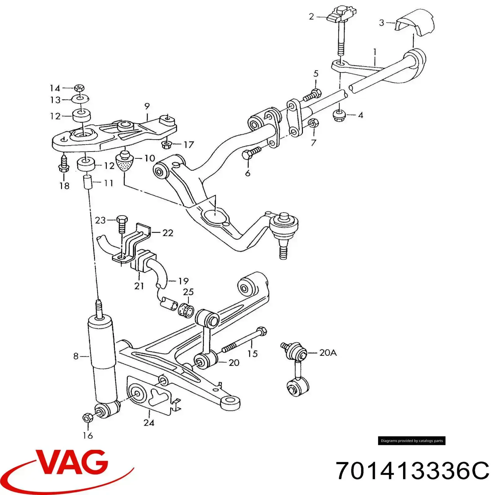Comprar 701413336C VAG 