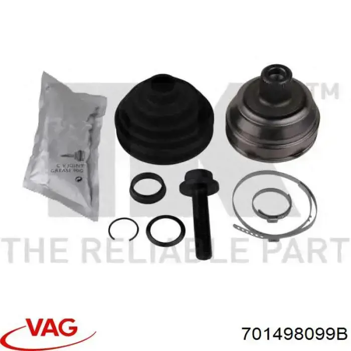 Junta homocinética exterior delantera VAG 701498099B precio, desde 40,26 EUR