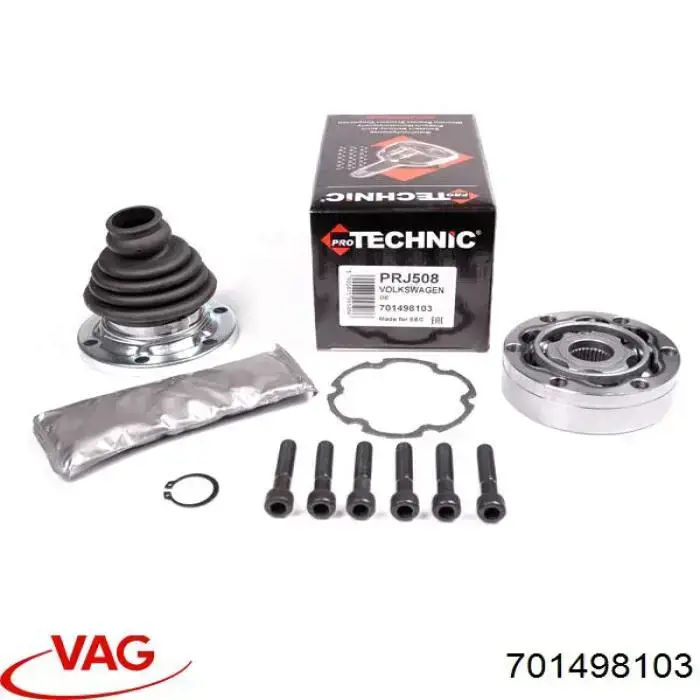 Junta homocinética interna delantera VAG 701498103 precio, desde 36,15 EUR