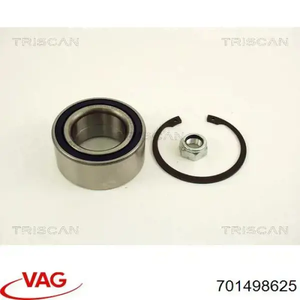 Rodamiento de rueda delantero VAG 701498625