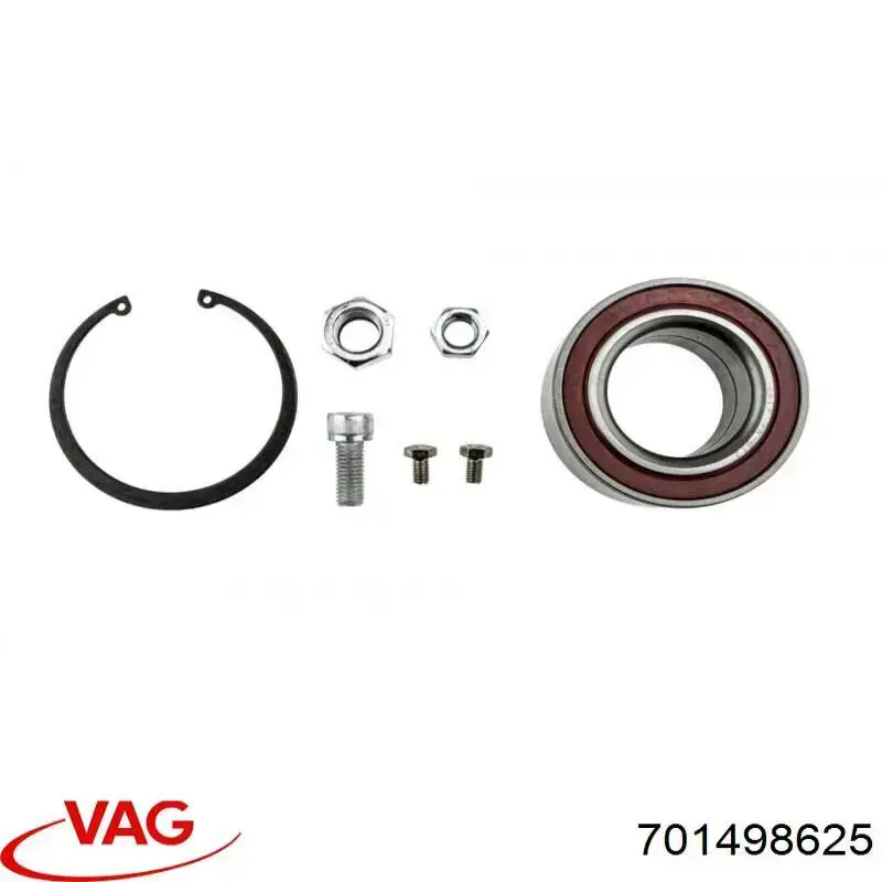 Cojinete de rueda delantero VAG 701498625 precio, desde 35,48 EUR