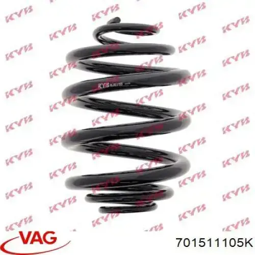 Comprar 701511105K VAG Muelle de eje trasero