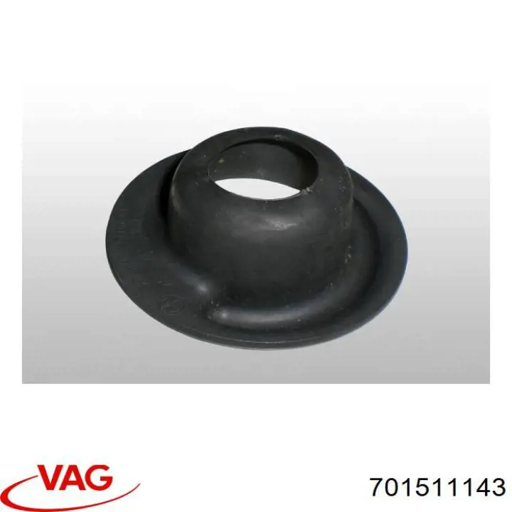 701511143 VAG Aislador de resorte trasero inferior de goma
