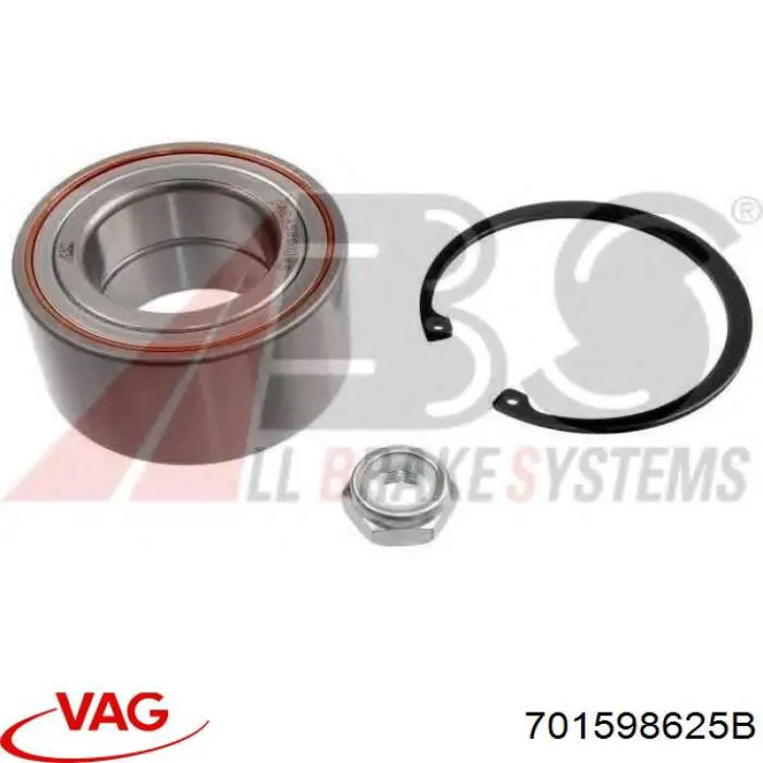 701598625B VAG Rodamiento de rueda trasera