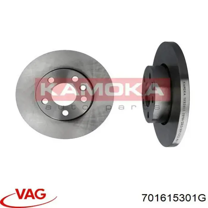 Disco de freno delantero VAG 701615301G