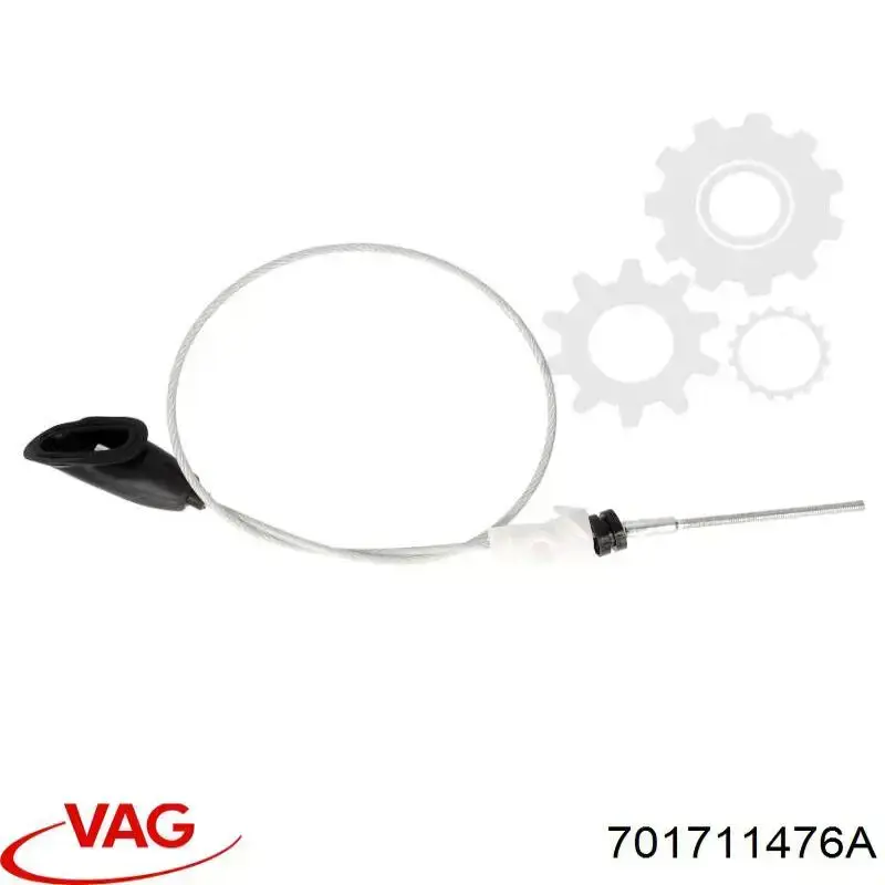 701711476A VAG Cable de freno de mano delantero 