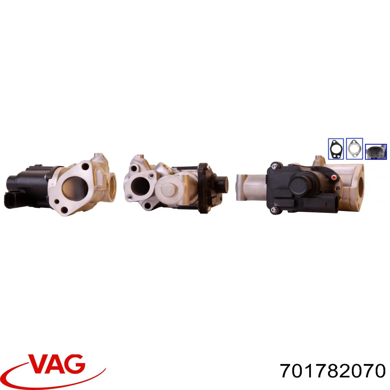 Válvula EGR 701782070 VAG