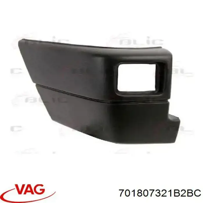 Comprar 701807321B2BC VAG Parachoques trasero, parte izquierda