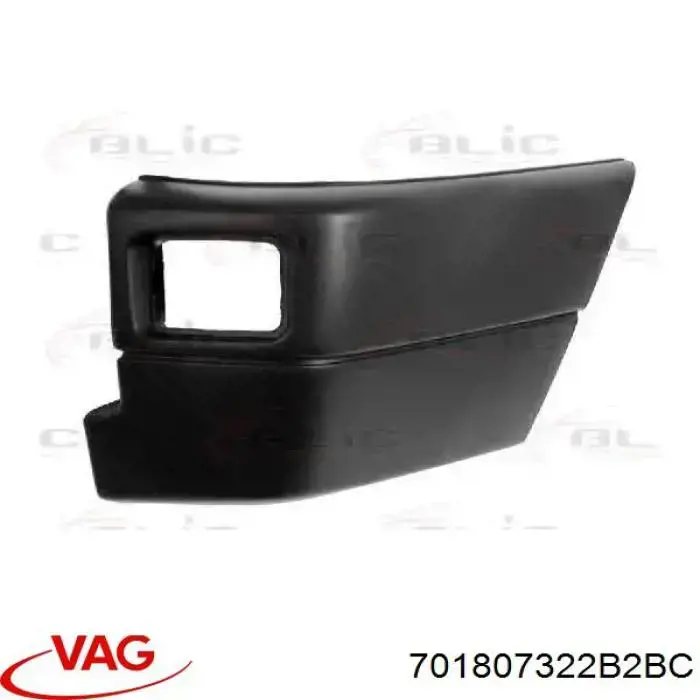 Comprar 701807322B2BC VAG Parachoques trasero, parte derecha