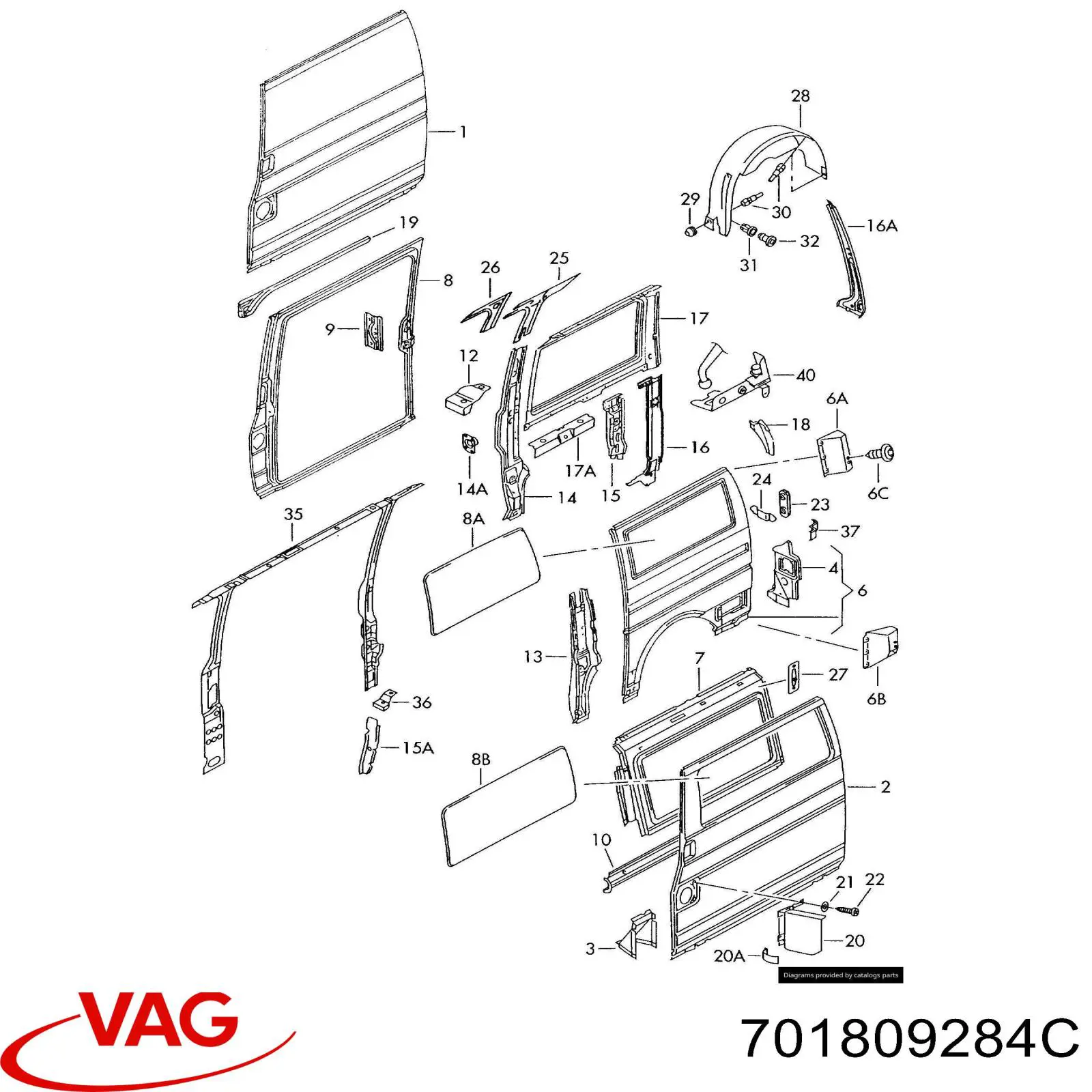  VAG 701809284C precio, desde 114,50 EUR