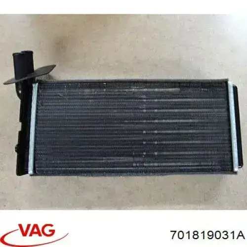 Radiador de calefacción Volkswagen Transporter 70B, 70C, 7DB, 7DK, 70J, 70K, 7DC, 7DJ