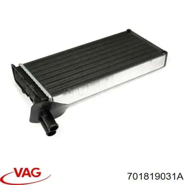 Radiador de calefacción Volkswagen Transporter 70B, 70C, 7DB, 7DK, 70J, 70K, 7DC, 7DJ