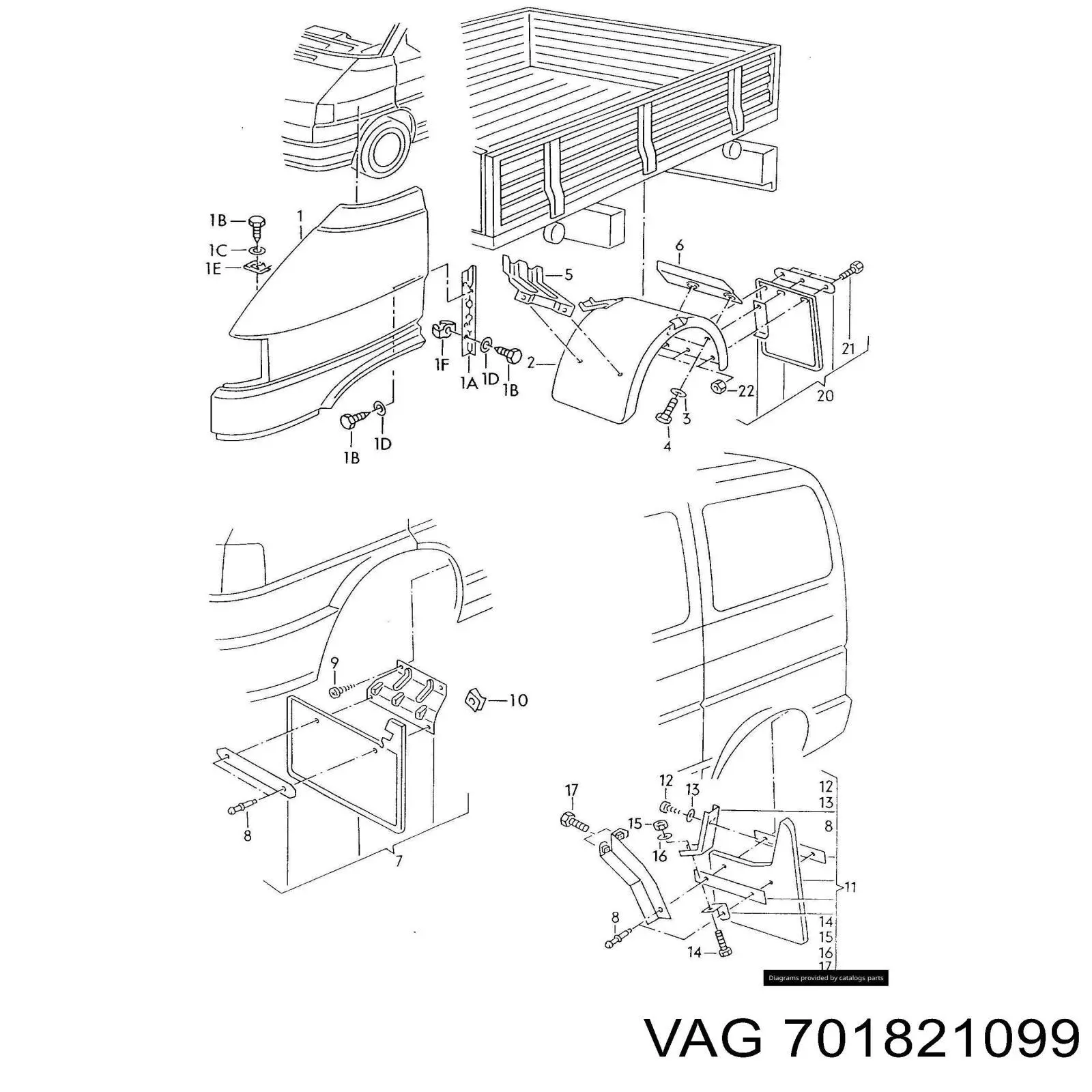  VAG 701821099 precio, desde 41,60 EUR