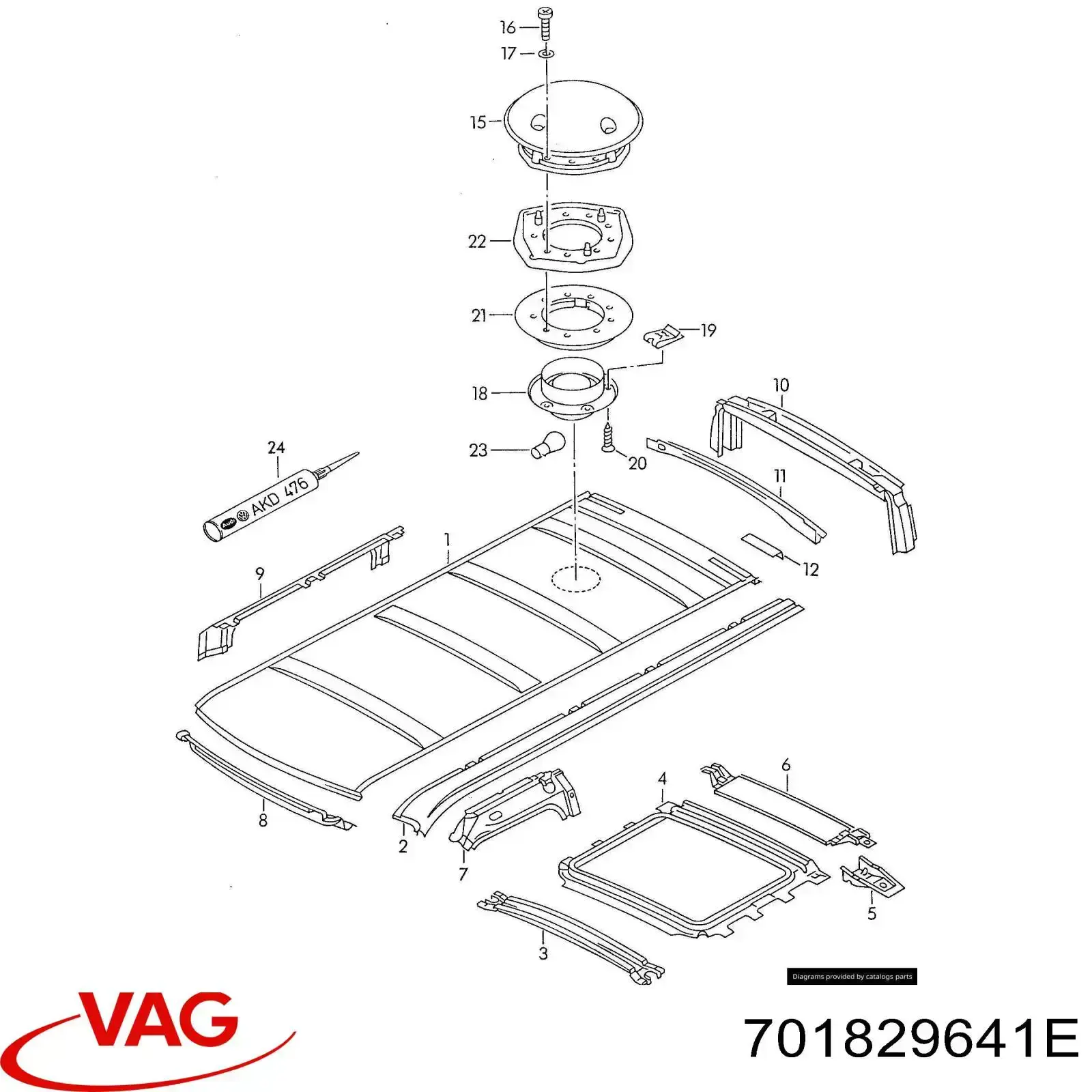 VAG 701829641E precio, desde 97,96 EUR