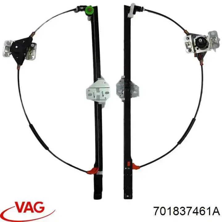 Mecanismo elevalunas delantero izquierdo VAG 701837461A precio, desde 52,20 EUR
