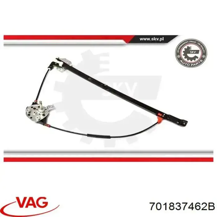 Mecanismo de elevalunas delantero derecha VAG 701837462B precio, desde 80,13 EUR