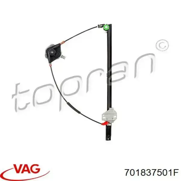 Comprar 701837501F VAG Mecanismo de elevalunas delantero izquierdo
