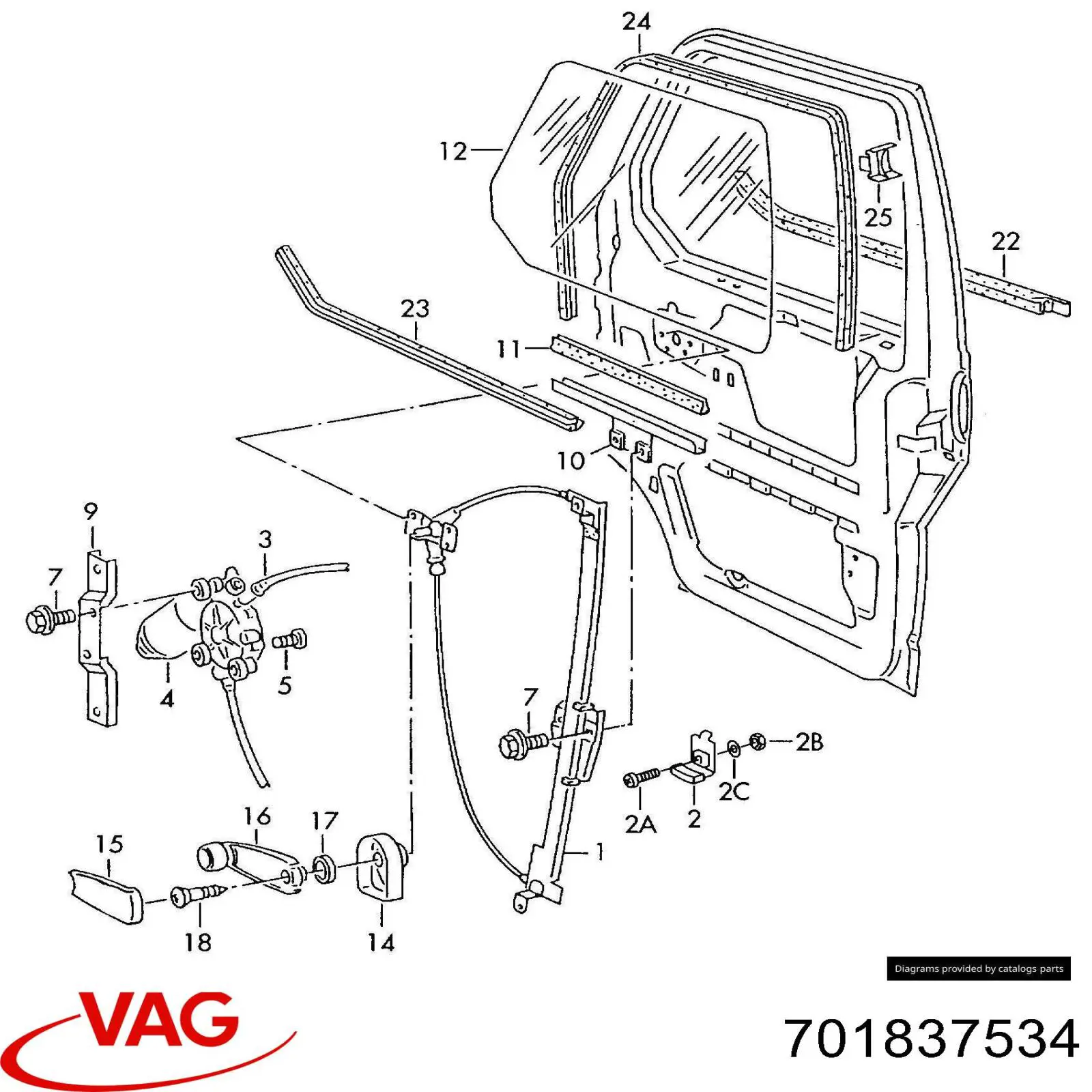  VAG 701837534 precio, desde  