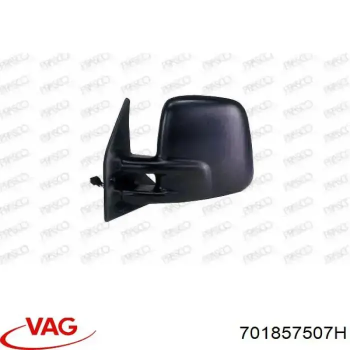 Espejo de retrovisor izquierdo 701857507H VAG
