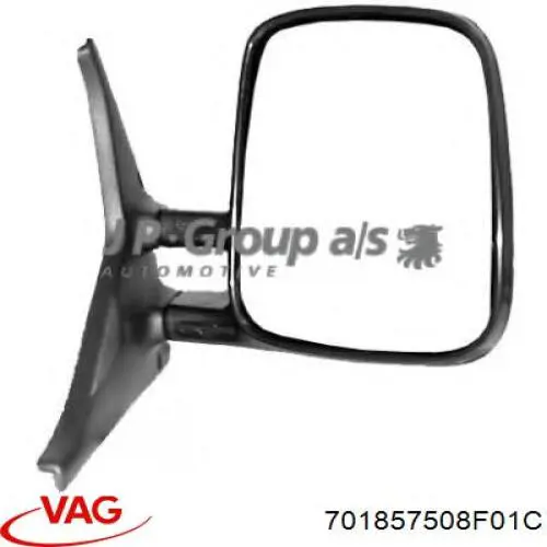 701857508F01C VAG Espejo derecho
