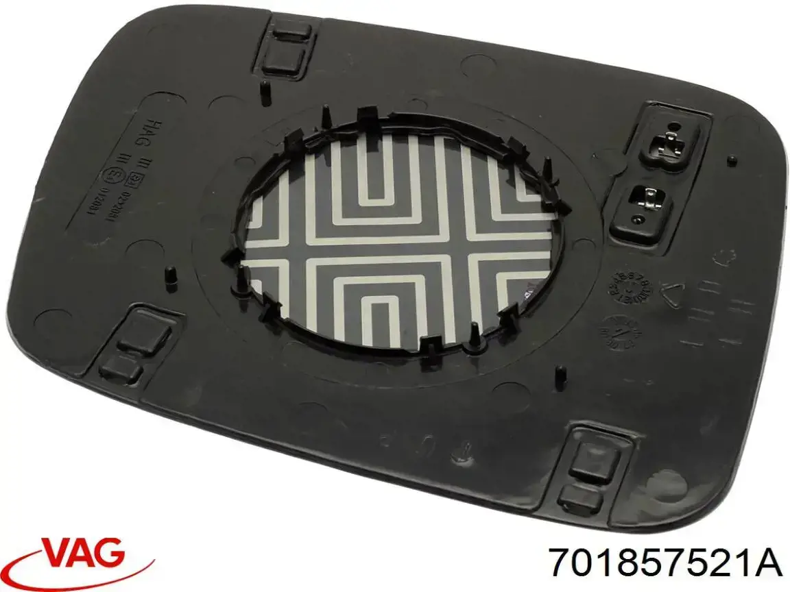 Cristal de espejo retrovisor exterior izquierdo 701857521A VAG