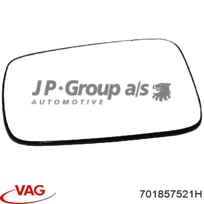 701857521H VAG Cristal de espejo retrovisor exterior izquierdo