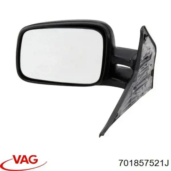 Cristal de espejo retrovisor exterior izquierdo 701857521J VAG