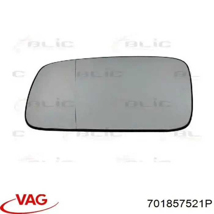 Cristal de espejo retrovisor exterior izquierdo VAG 701857521P precio, desde 16,52 EUR