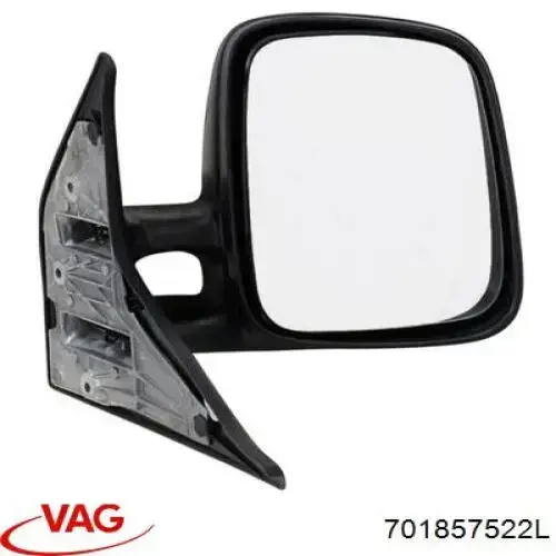 701857522L VAG cristal de espejo retrovisor exterior derecho