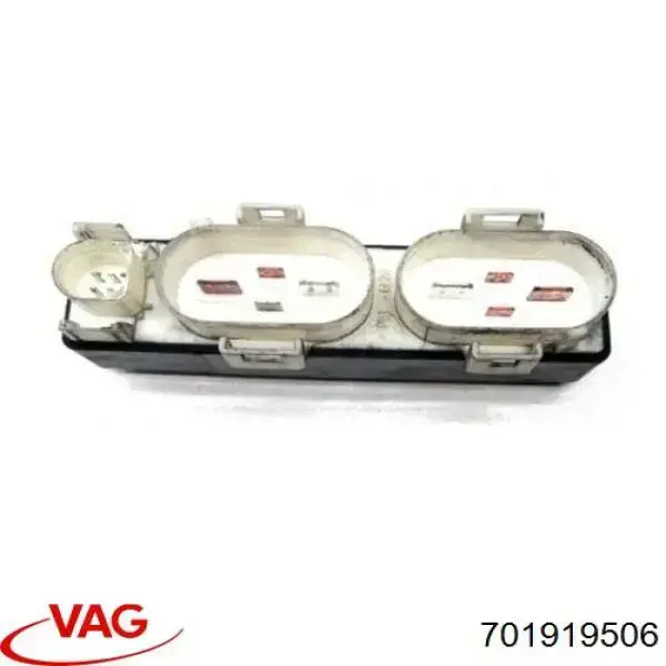 Regulador de velocidad del ventilador de refrigeración (unidad de control) 701919506 VAG
