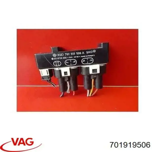 Regulador de velocidad del ventilador de refrigeración (unidad de control) VAG 701919506