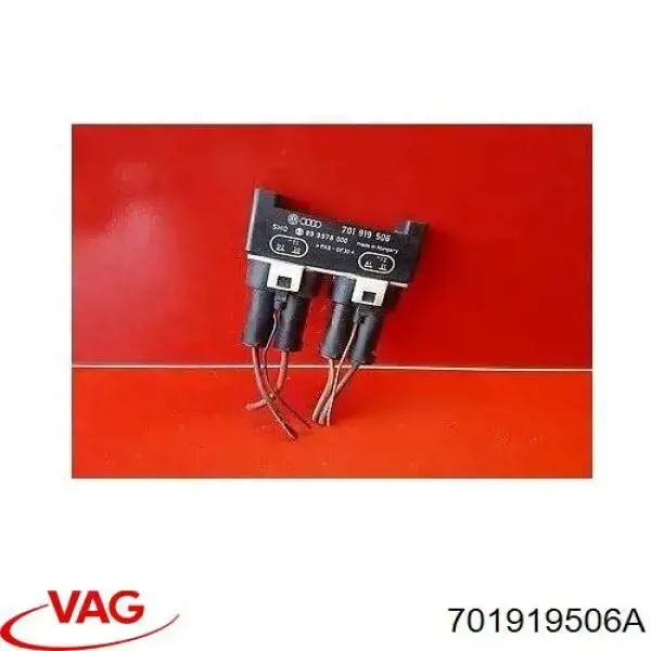 Regulador de velocidad del ventilador de refrigeración (unidad de control) VAG 701919506A