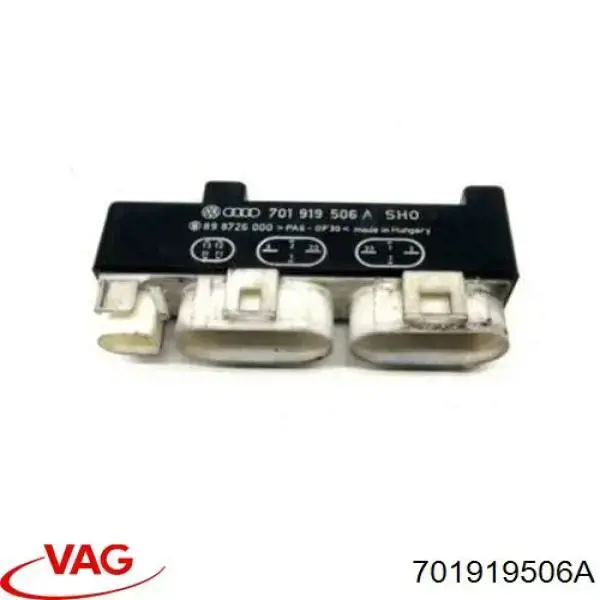 Regulador de velocidad del ventilador de refrigeración (unidad de control) 701919506A VAG