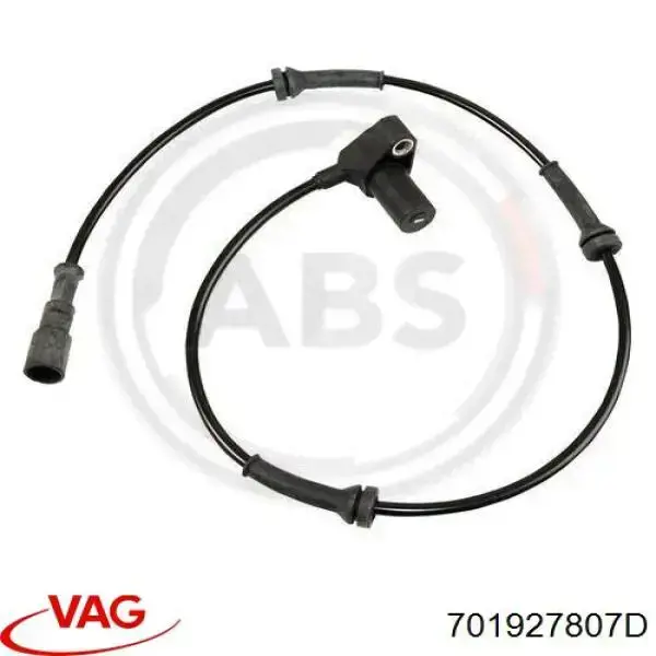 Sensor revoluciones de la rueda, trasero derecho VAG 701927807D