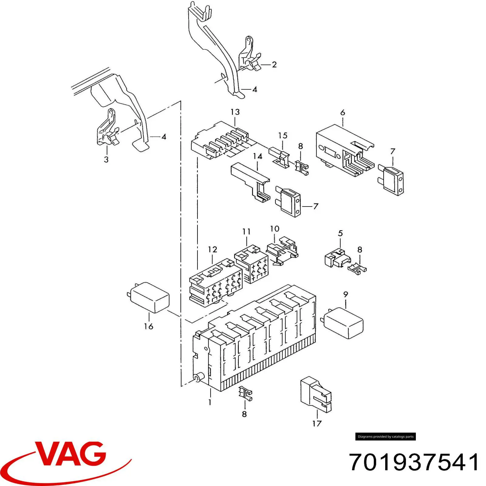 VAG 701937541 precio, desde  