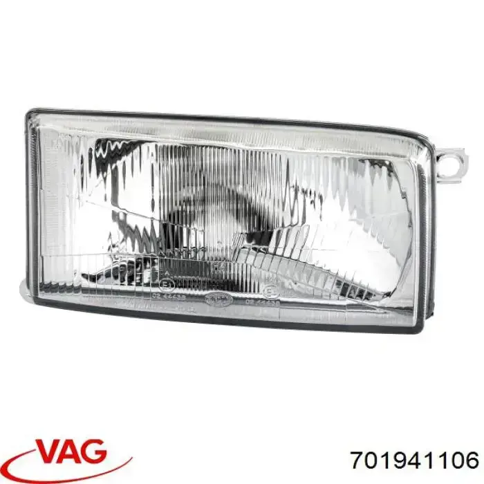 701941106 VAG cristal de faro derecho