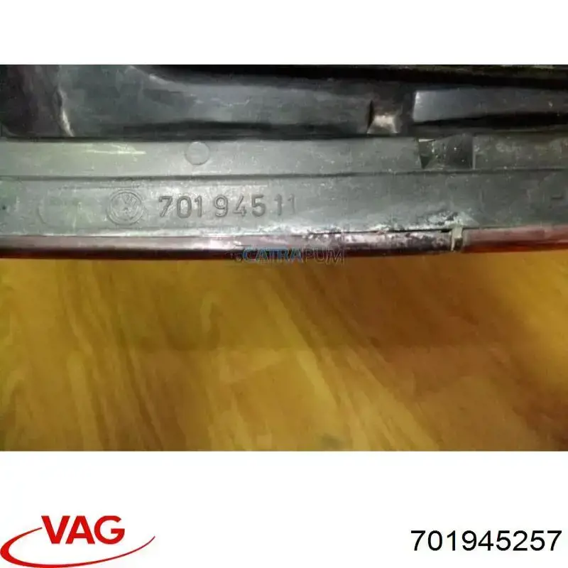 Placa de contacto de luz trasera 701945257 VAG