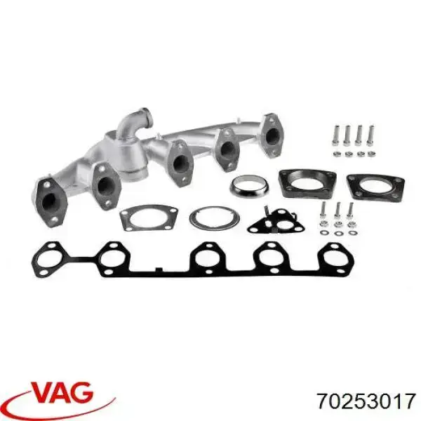 Sistema de escape del motor VAG 70253017