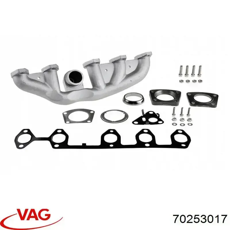 Colector de escape 70253017 VAG