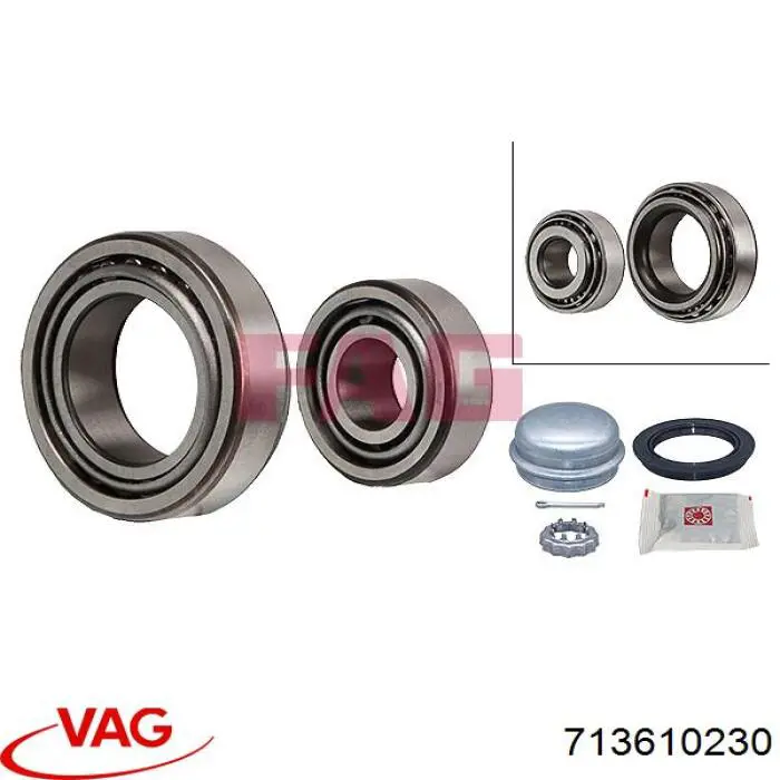 Comprar 713610230 VAG Cojinete de rueda trasero